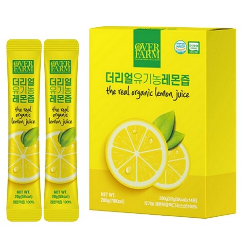 넉넉한사람들 더리얼 유기농 레몬즙 14T (6개)