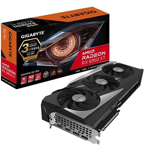 GIGABYTE 라데온 RX 6950 XT GAMING OC D6 16GB 제이씨현
