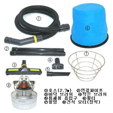 금호전자 GH-600SSF(휠터털이, 미세분진용)_이미지