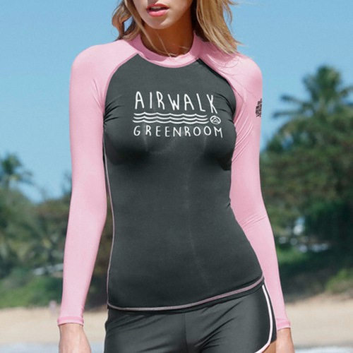 에어워크서프 YAWE5219-CH 여성 래쉬가드