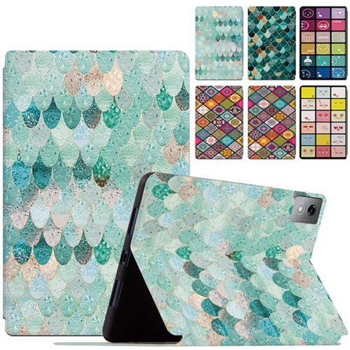 아이디어탭 프로 12.7 패턴 프린팅 스탠드 플립 가죽 케이스