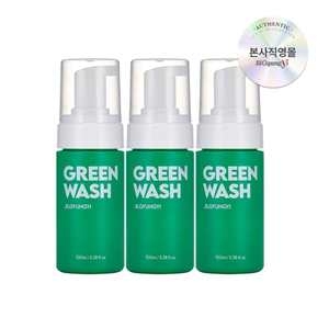 질경이 퍼퓸 여성청결제 그린워시 폼 그린 모스향 100ml (3개)_이미지