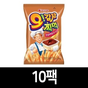 오리온 오감자 딥 양념바베큐 75g (10개)_이미지