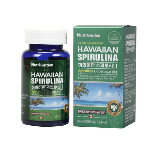 네이처가든 뉴트리가든 하와이안 스피루리나 120정 (1개)