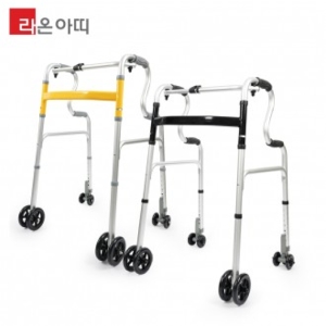  라온아띠 성인용 보행 기 보조기 KCS-211 바퀴워커 미끄럼방지 선물 어르신
