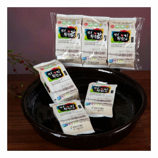 장흥무산김 삼단 도시락김 5g (15개)_이미지