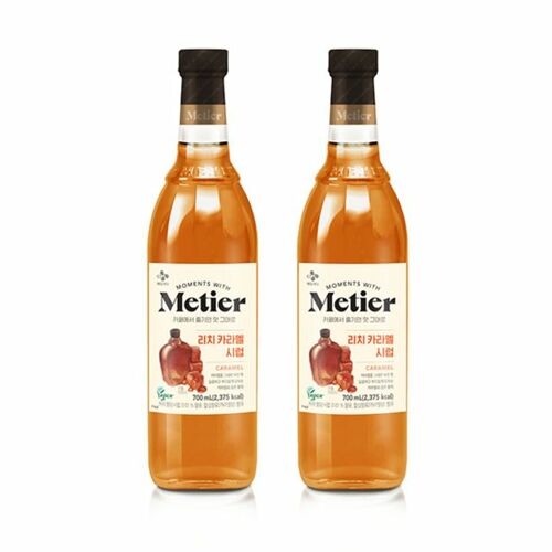 CJ제일제당 메티에 리치 카라멜 시럽 700ml (2개)_이미지