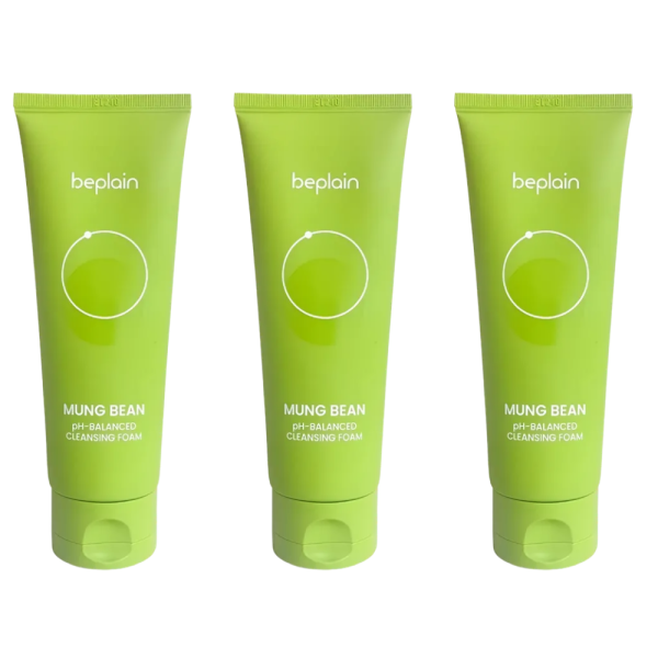 비플레인 NEW 녹두 약산성 클렌징폼 160ml (3개)_이미지