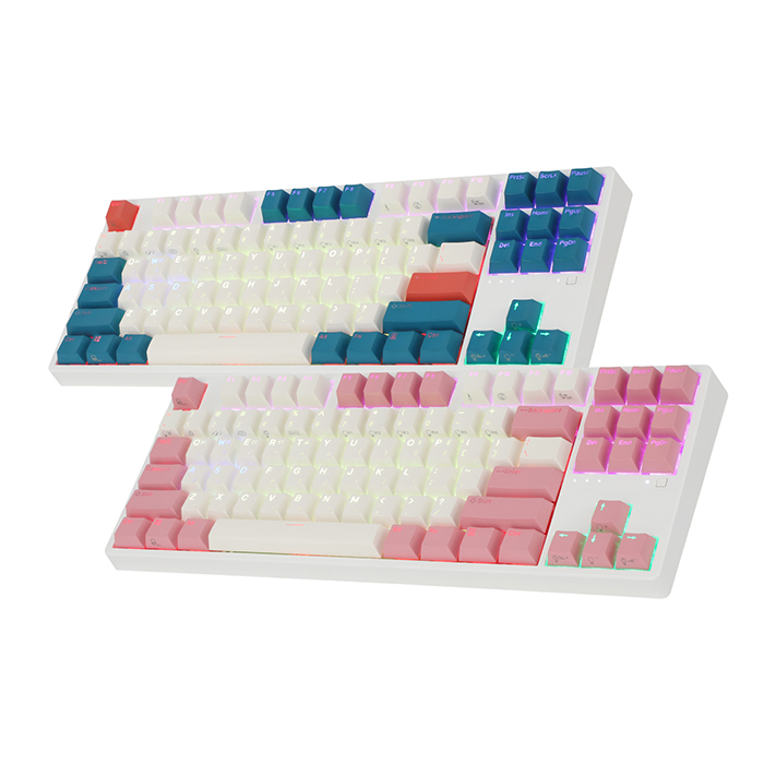 앱코 KN01C 텐키리스 PBT 무접점 키보드 블루 (30g)_이미지