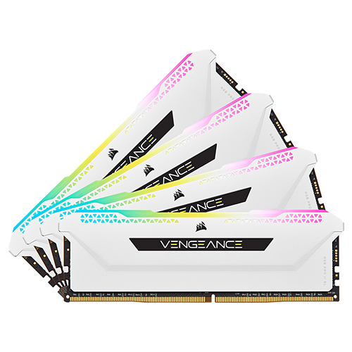 CORSAIR DDR4-3600 CL18 VENGEANCE RGB PRO SL WHITE ��Ű��(64GB(16Gx4))