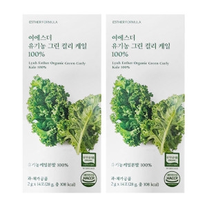 여에스더 여에스더 유기농 그린 컬리 케일 100% 14포 (2개)_이미지