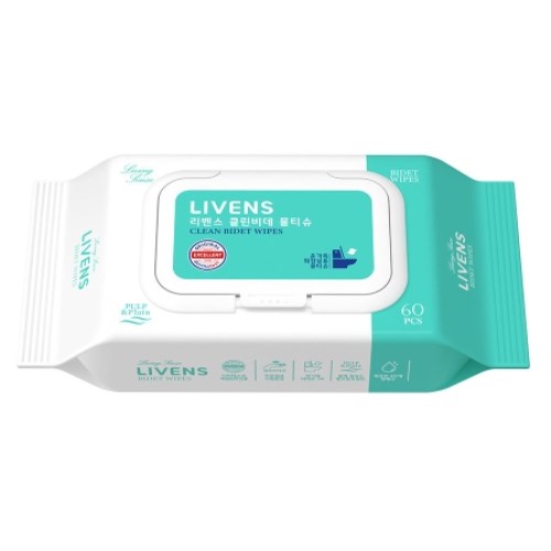 리벤스 소프트 클린 화장실 비데티슈 캡형 60매 (20팩)_이미지