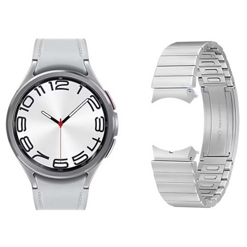 삼성전자 갤럭시워치6 클래식 47mm 블루투스+링크 브레이슬릿 스트랩 패키지 (정품)