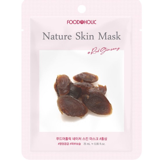 푸드어홀릭 네이처스킨 홍삼 마스크