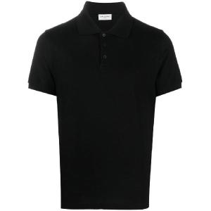 생로랑 712300/YB2OC 1000 NOIR SPORT POLO_이미지