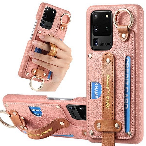 갤럭시S20 FE 가죽 카드지갑 핸드스트랩 링 케이스