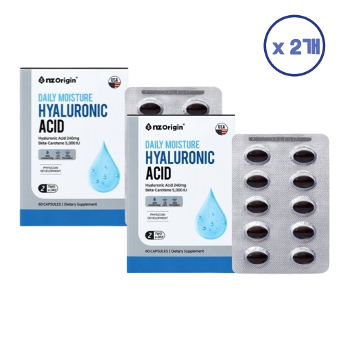 엔젯오리진 데일리 모이스처 히알루론산 60정 (2개)_이미지