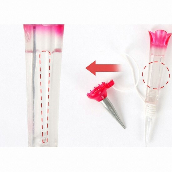 지온카시야 플라워 골프티 세트 (1개)_이미지