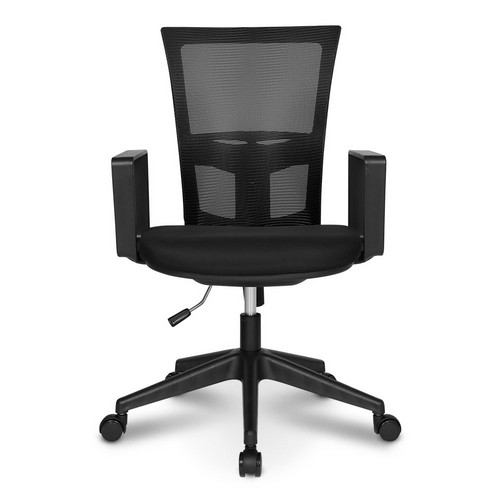 체어포커스 네오와이드 프리미엄 베이직 4각팔 블랙바디 책상의자 Neo-Y21 (메쉬좌판)_이미지