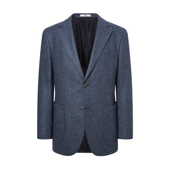 LF 닥스 DELFINO 울 실크 린넨 마이크로 조직 자켓 DMJA4C001B3