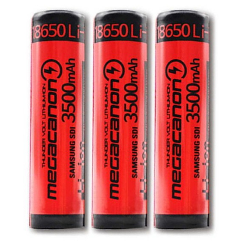 메가캐논 ㅤ리튬이온 18650 3500mAh (벌크) (3알)_이미지