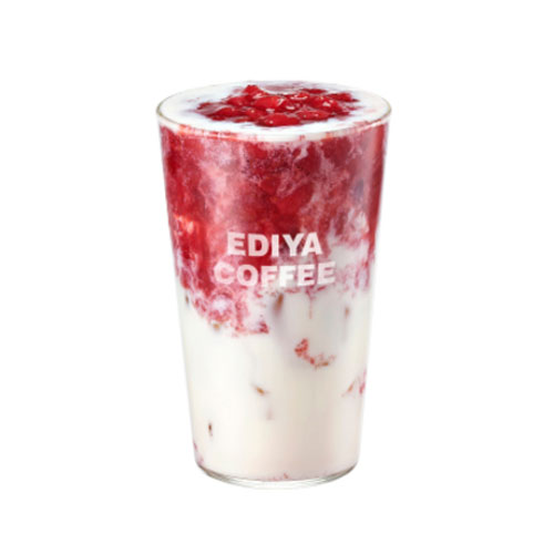 이디야 ㅤICED 딸기 듬뿍 라떼 교환권 (R)_이미지