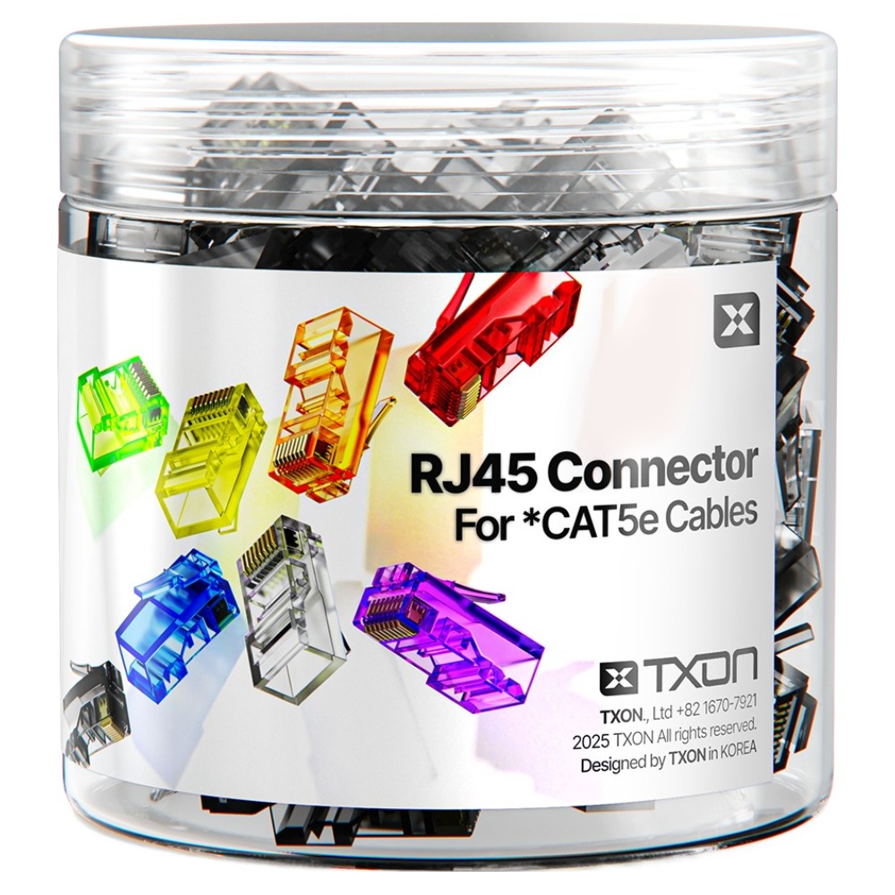 TXON RJ45 커넥터 8P8C 플러그