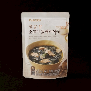 이마트 피코크 정갈한 소고기 들깨 미역국 500g (2개)_이미지