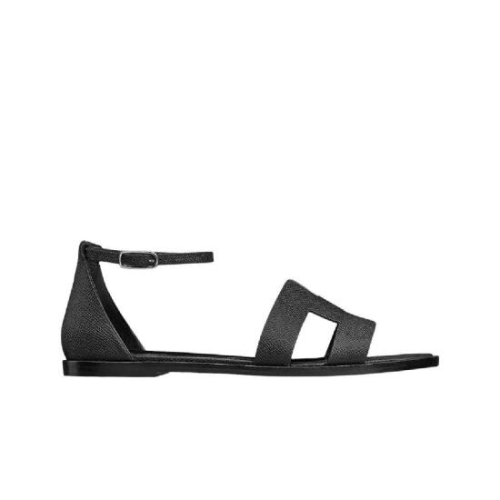 에르메스 산토리니 샌들 앱송 팔라듐 하드웨어 누아 H182138Z02