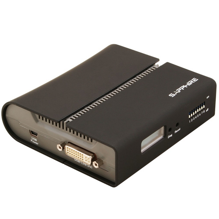 SAPPHIRE 외장형 모니터 확장기 VID-2X DVI 에디션(PSE-DV2185)