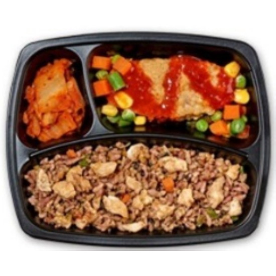 디자인푸드 맛남주의 매콤닭가슴살야채볶음밥&핫스테이크 240g (6팩)