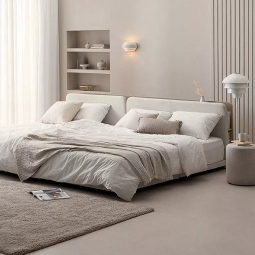 레이디가구 레브 기능성 패브릭 수납헤드 침대 SS (포그니22독립)_이미지