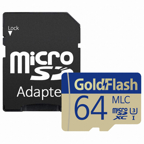 바른전자 Goldflash micro SDXC CLASS10 UHS-I U3 MLC 90MB/s (64GB)