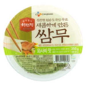 슈퍼마트   주 제이에스 마트   와사비쌈무 350g 1개 3시간이내 배송 오늘 주문 오늘 배송