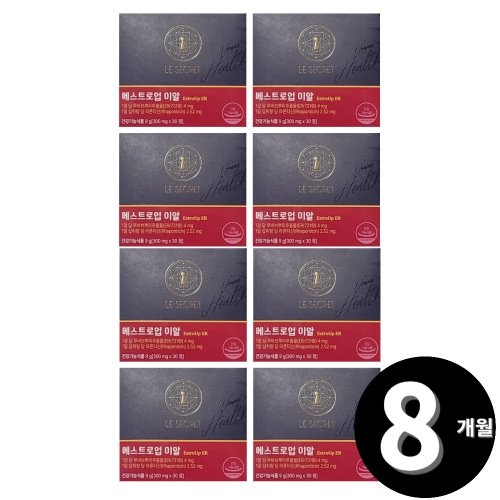 뉴트리원 르시크릿 에스트로업 이알 300mg 30정 (8개)_이미지