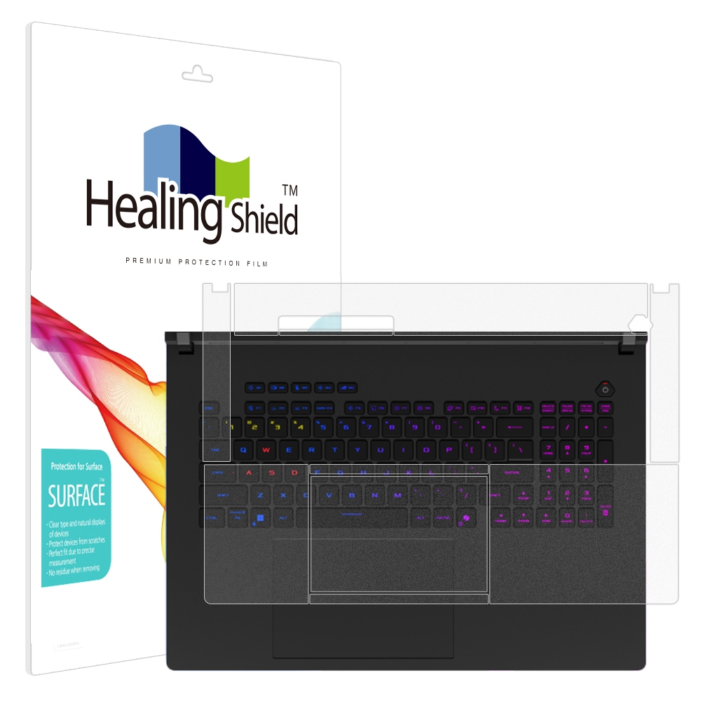 폰트리 힐링쉴드 ASUS ROG Strix SCAR 18 G835 2025 무광 외부보호필름 팜레스트/터치패드 2매이미지입니다. 누르면 해당 게시물로 새창이동합니다.