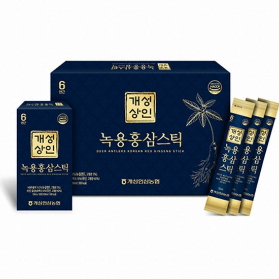 개성인삼농협 개성상인 녹용홍삼 스틱 10ml 30포 (3개)_이미지