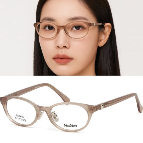  막스마라 룩플러스 안경테 MM5045D 045 라운드 아시안핏 뿔테