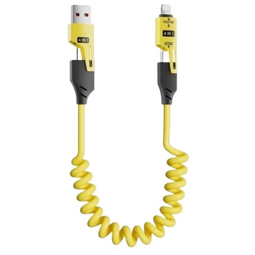 호후 PD 65W 4in1 멀티 스프링 케이블 (1.5m)_이미지