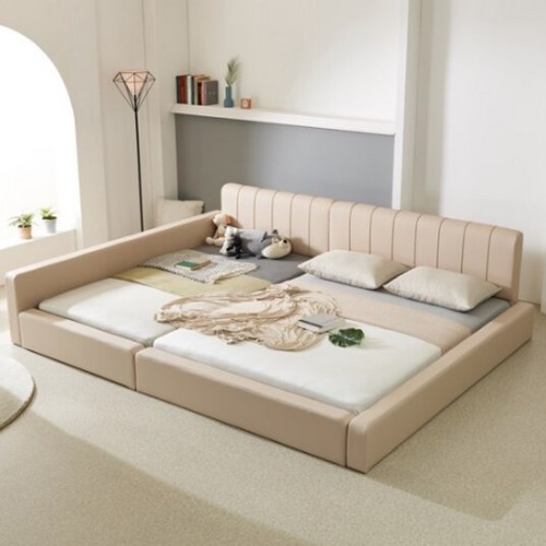 알파침대 셀린 가죽 저상형 오픈형 패밀리침대 SS+K이미지입니다. 누르면 해당 게시물로 새창이동합니다.