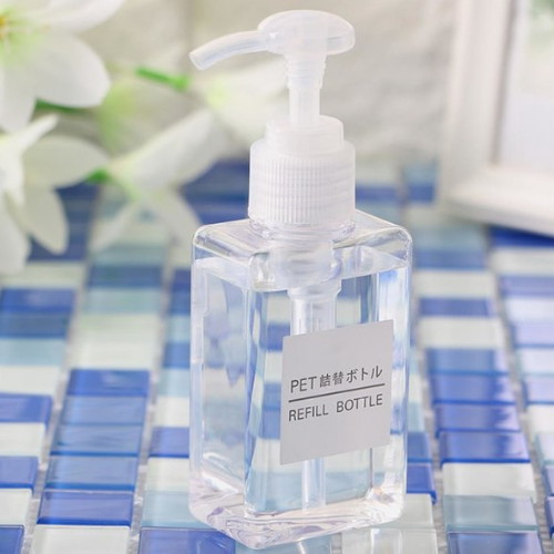 트리 욕실 디스펜서 투명 100ml