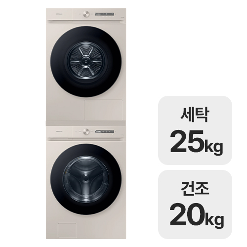 삼성전자 비스포크 AI WF25CB8895BB + DV20CB8890BB_이미지