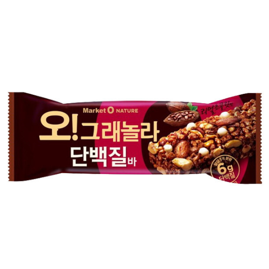 오리온 오! 그래놀라 단백질바 리얼초콜릿맛 40g (24개)_이미지
