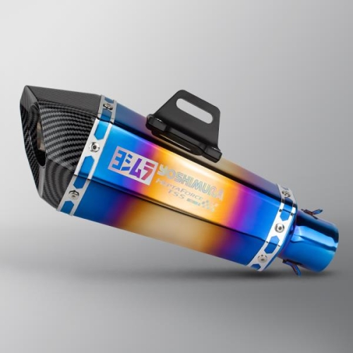 카르도씨엔에스 듀크 요시무라 헵타포스 TSS 레이싱 바이크 배기 머플러 Gixer 150 250 200 R3 R15 gsxr125 msx용 0..