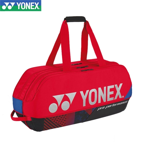 BA92431WEX 배드민턴 가방 2024 대용량 스포츠 라켓 숄더백 레드