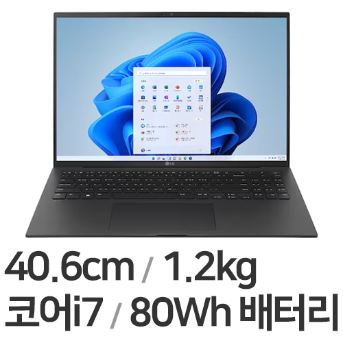 LG전자 2023 그램16 16Z90R-GA7CK (SSD 250GB)