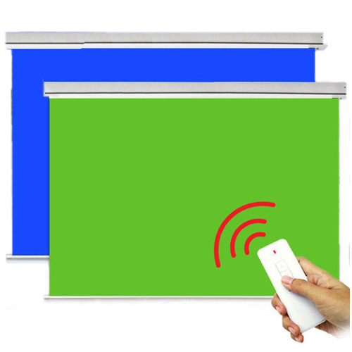 크로마키 전동매립 스크린 120인치