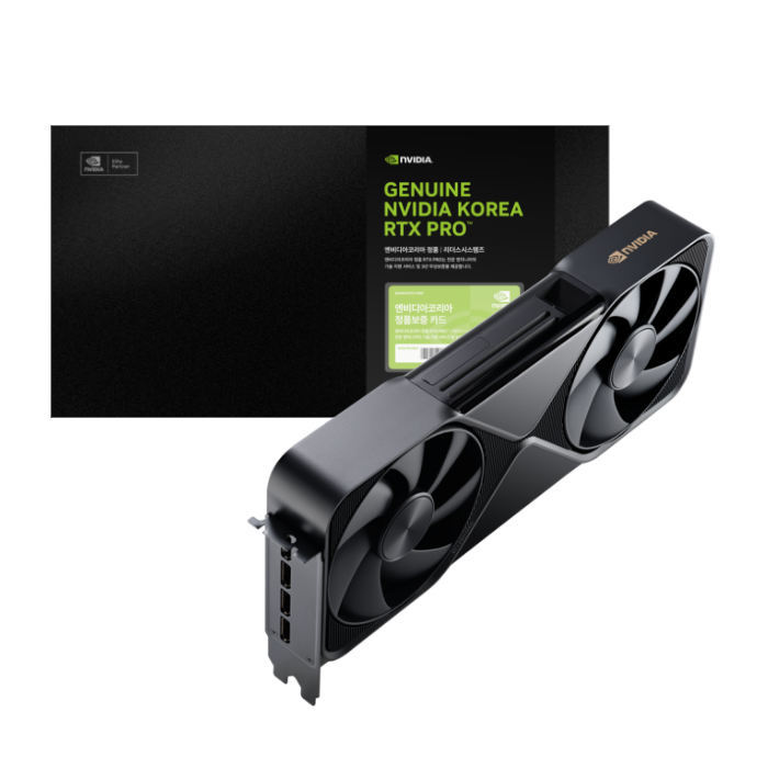 NVIDIA RTX PRO 6000 Blackwell 워크스테이션 에디션 D7 96GB (벌크)