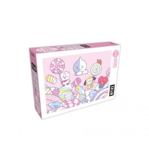 액자포함 BT21 BABY 500조각 DW500-7884 퍼즐카페