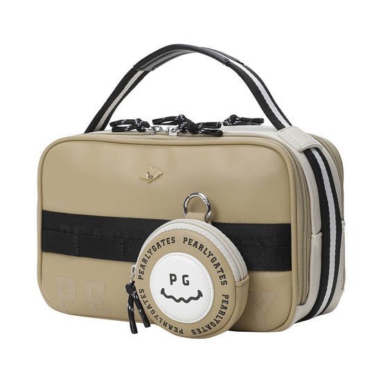 파리게이츠 공용 로고 라인 미니 토트백 스마일 파우치 531E1BG052_BG